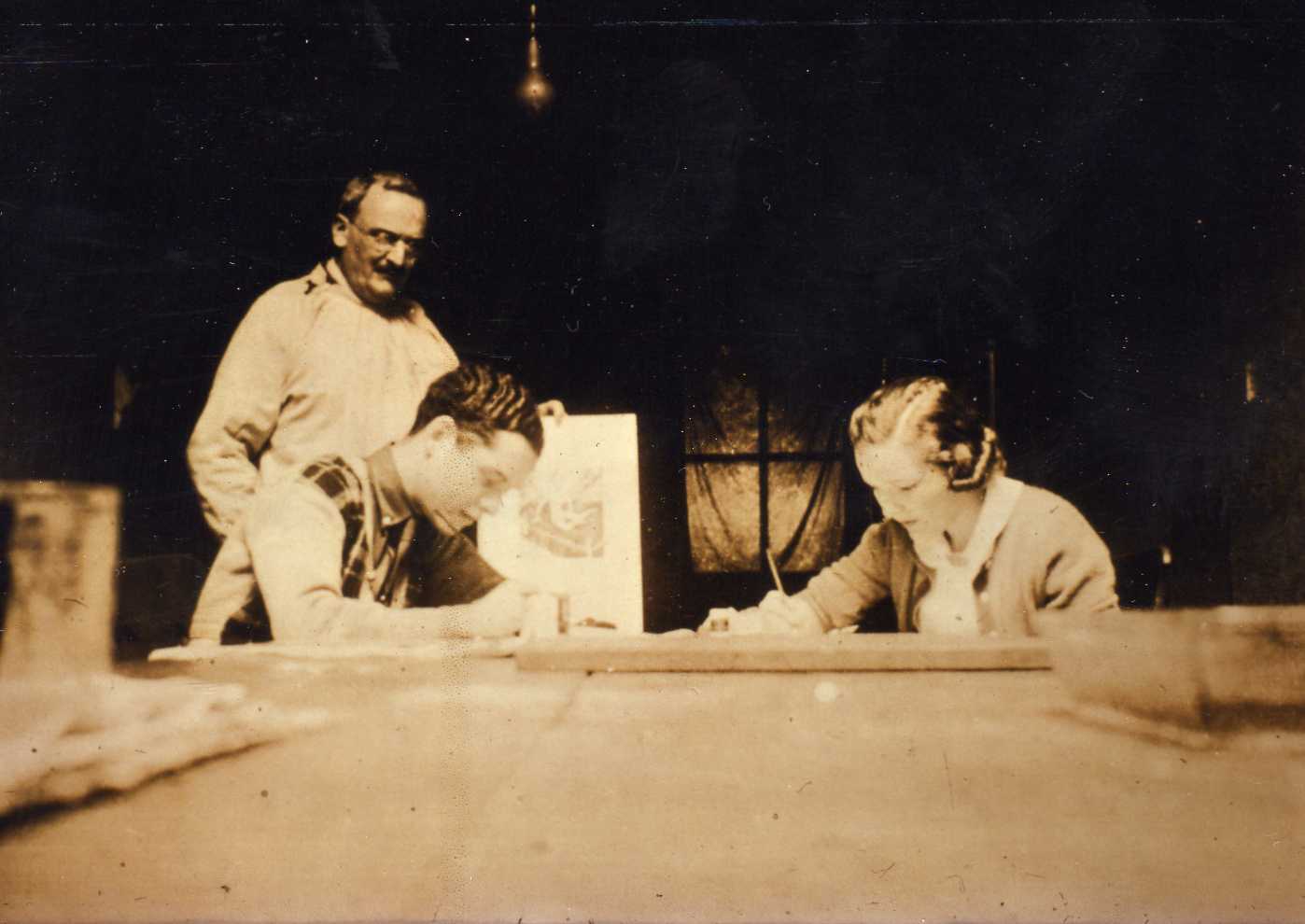 42 Ed Fisk and student 1938 903